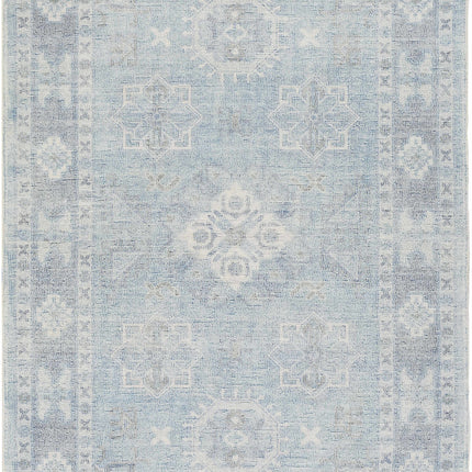 Calderbank Sky Blue Wool-Blend Area Rug Rugs TriadCommerceInc 5' x 7'6" Rectangle