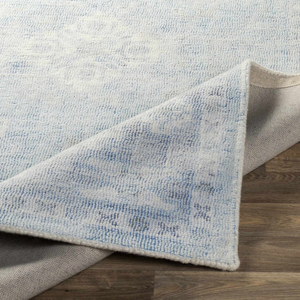 Calderbank Sky Blue Wool-Blend Area Rug Rugs TriadCommerceInc