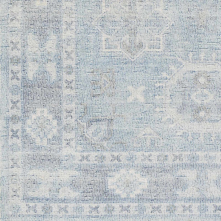 Calderbank Sky Blue Wool-Blend Area Rug Rugs TriadCommerceInc