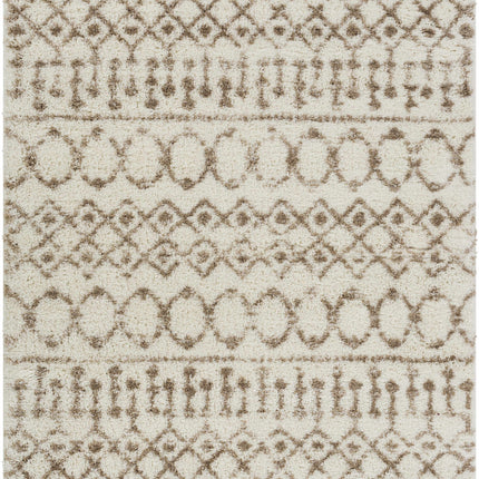 Monarch Cream&Tan Trellis Plush Rug Rugs TriadCommerceInc 5'3" x 7' Rectangle
