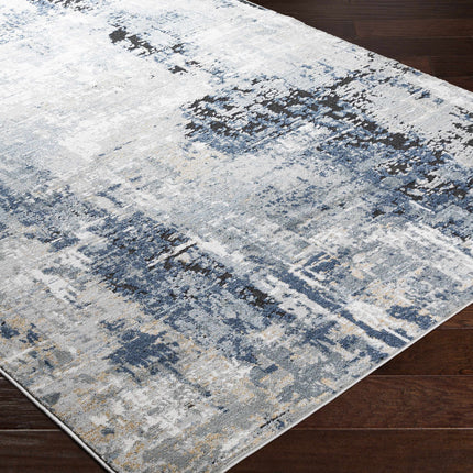 Campsall Blue Abstract Rug - Promo Rugs TriadCommerceInc