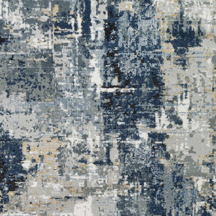 Campsall Blue Abstract Rug - Promo Rugs TriadCommerceInc 2' x 3' Rectangle