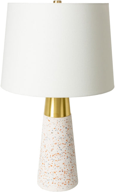 Kaarina White Table Lamp Home Decor > Lighting > Lamp > Table Lamps TriadCommerceInc 25"H x 14"W x 14"D