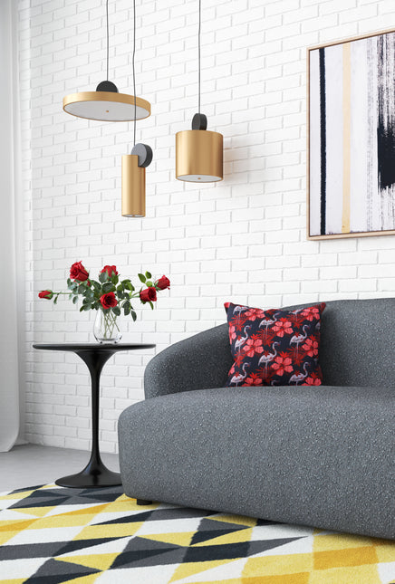 Martiza Ceiling Lamp Gold & Black Home Decor > Lighting > Ceiling Lights > Pendant Lights TriadCommerceInc