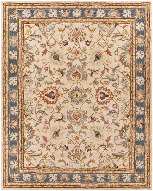 Cherryfield 1125 Yellow&Sage Wool Rug Rugs TriadCommerceInc 7'6" x 9'6" Rectangle