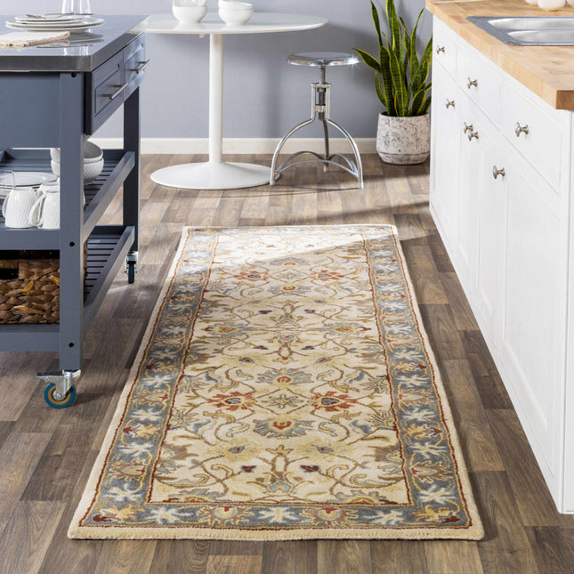 Cherryfield 1125 Yellow&Sage Wool Rug Rugs TriadCommerceInc
