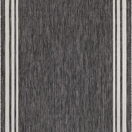 Coonamble Bordered Antrasit Outdoor Rug Rugs TriadCommerceInc 5'3" x 7'7" Rectangle