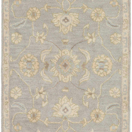 Copen Beige Floral Wool Rug Rugs TriadCommerceInc 2'6" x 8' Runner