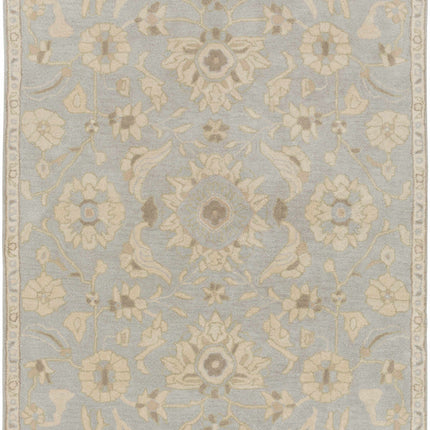 Copen Beige Floral Wool Rug Rugs TriadCommerceInc * 5' x 8' Rectangle