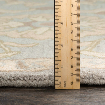 Copen Beige Floral Wool Rug Rugs TriadCommerceInc