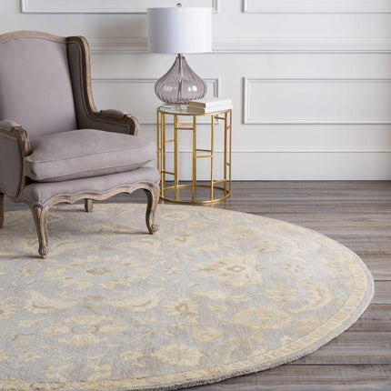Copen Beige Floral Wool Rug Rugs TriadCommerceInc