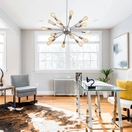 Cordell 18-Light Chrome Sputnik Sphere Chandelier Home Decor > Lighting > Ceiling Lights > Chandelier TriadCommerceInc