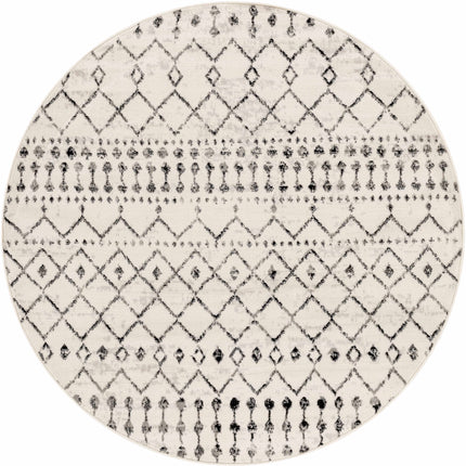 Scandi Moroccan Trellis Rug Rugs TriadCommerceInc 5'3" Round