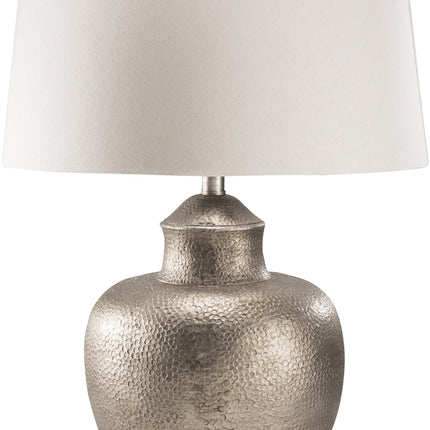Durres Traditional White Table Lamp Lighting TriadCommerceInc 27.75"H x 18"W x 18"D