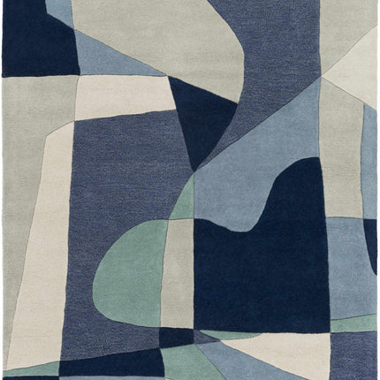 Crawfordsville Modern Wool Rug Rugs TriadCommerceInc 5' x 8' Rectangle