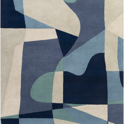 Crawfordsville Modern Wool Rug Rugs TriadCommerceInc 8' x 11' Rectangle