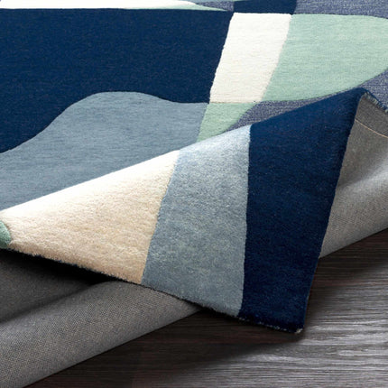 Crawfordsville Modern Wool Rug Rugs TriadCommerceInc