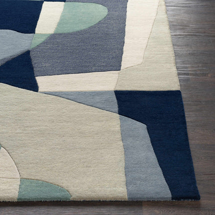 Crawfordsville Modern Wool Rug Rugs TriadCommerceInc