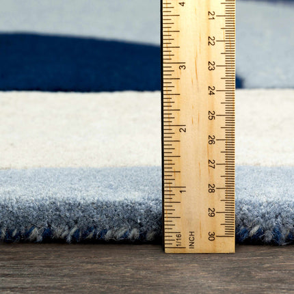 Crawfordsville Modern Wool Rug Rugs TriadCommerceInc