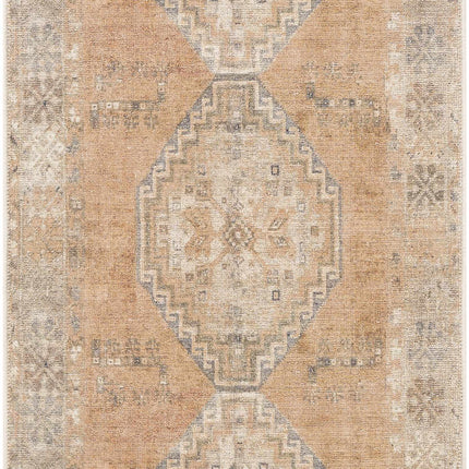 Carrabelle Peach Washable Area Rug - Clearance Rugs TriadCommerceInc 2'7" x 7'3" Runner