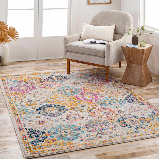 Custar Colorful Area Rug Rugs TriadCommerceInc 10' x 14' Rectangle