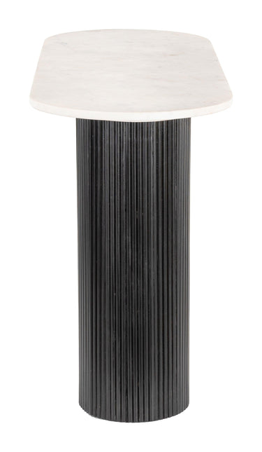 Izola Console Table White & Black Console Tables TriadCommerceInc   
