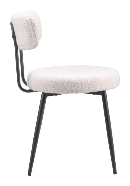 Blanca Dining Chair (Set of 2) Ivory Chairs TriadCommerceInc   