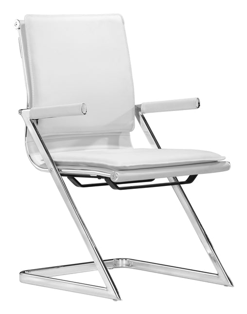 Lider Plus Conference Chair (Set of 2) White Chairs TriadCommerceInc Default Title  
