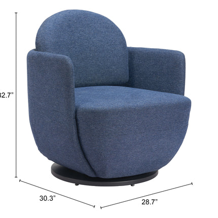 Bant Swivel Chair Blue Chairs TriadCommerceInc   