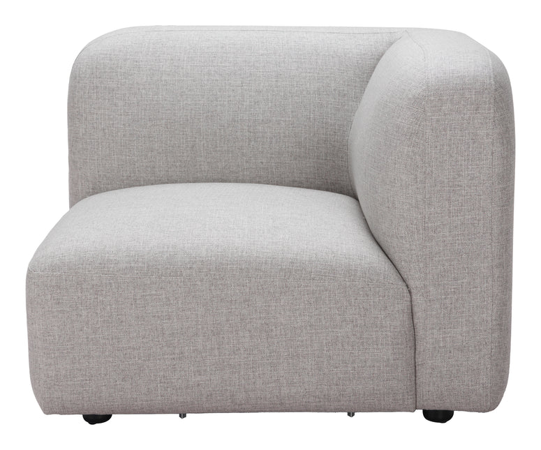 Biak Corner Chair Gray Sofas TriadCommerceInc   