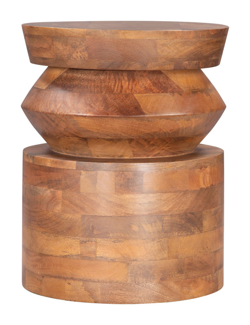 Kollam Side Table Brown Side Tables TriadCommerceInc   