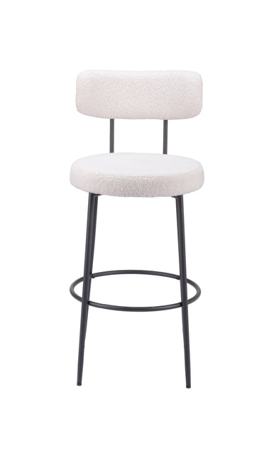 Blanca Barstool (Set of 2) Ivory Barstools TriadCommerceInc   