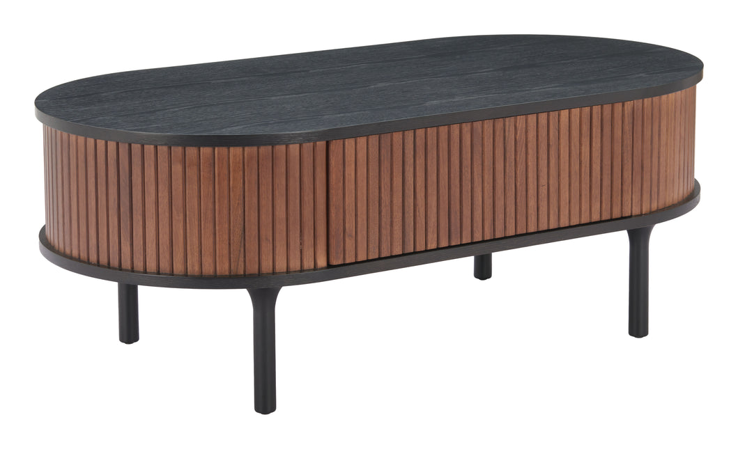 Koriana Coffee Table Black & Walnut Coffee Tables TriadCommerceInc Default Title  