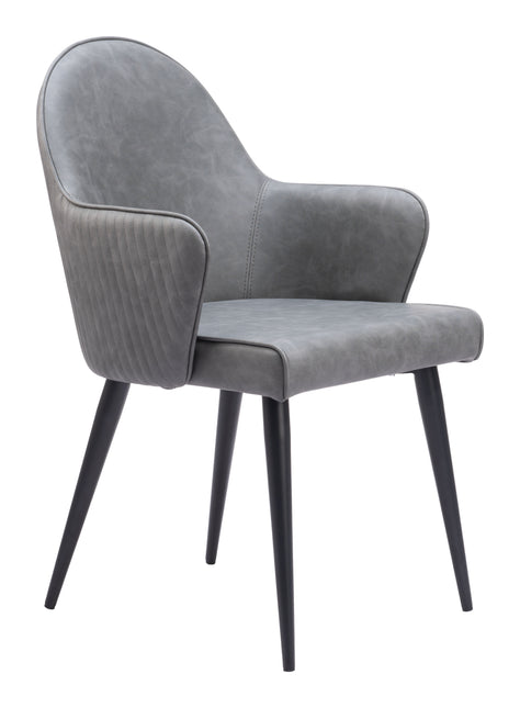 Silloth Dining Chair Gray Chairs TriadCommerceInc Default Title  