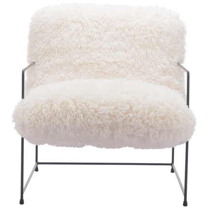 Pelut Accent Chair White Chairs TriadCommerceInc   