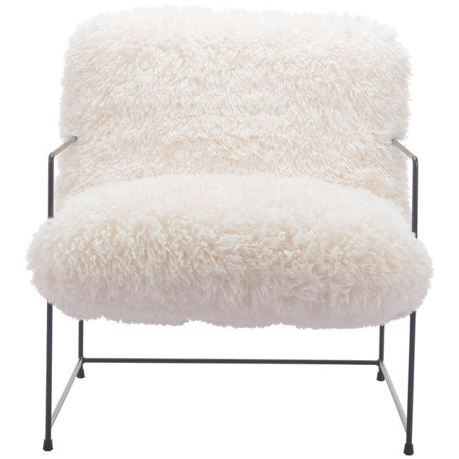 Pelut Accent Chair White Chairs TriadCommerceInc   