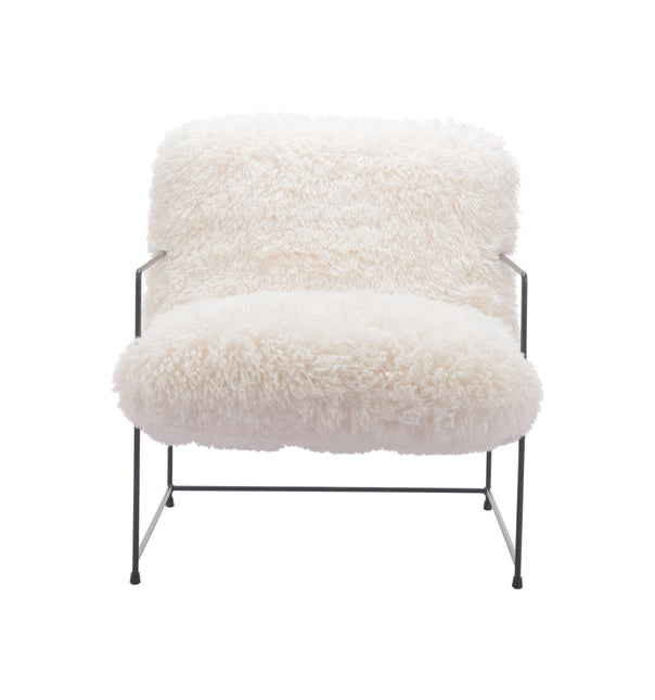 Pelut Accent Chair White Chairs TriadCommerceInc   