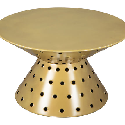 Electron Coffee Table Gold Coffee Tables TriadCommerceInc Default Title  
