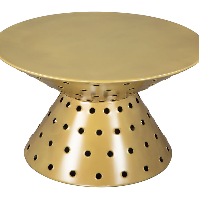 Electron Coffee Table Gold Coffee Tables TriadCommerceInc Default Title  