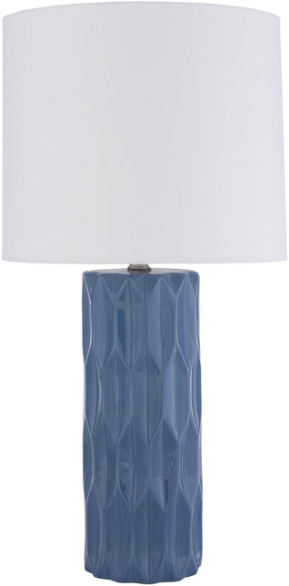 Drabmarkt Modern Bright Blue Table Lamp Lighting TriadCommerceInc 27"H x 13"W x 13"D