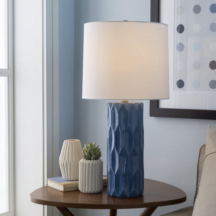 Drabmarkt Modern Bright Blue Table Lamp Lighting TriadCommerceInc