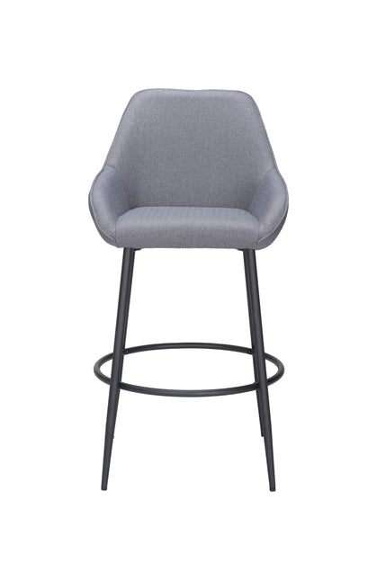 Vila Barstool (Set of 2) Gray Barstools TriadCommerceInc   