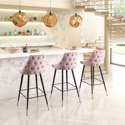 Piccolo Barstool Pink Barstools TriadCommerceInc   