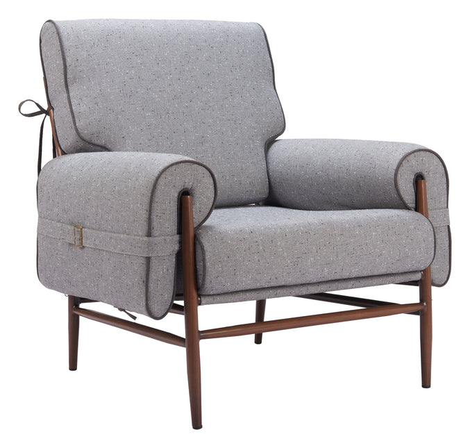 Klem Accent Chair Gray Chairs TriadCommerceInc Default Title