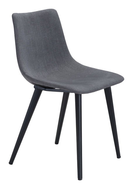 Daniel Dining Chair (Set of 2) Gray Chairs TriadCommerceInc Default Title  