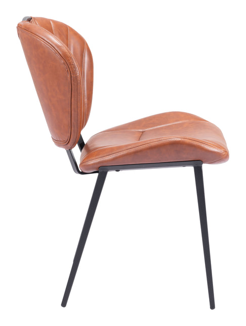 Terrence Dining Chair (Set of 2) Vintage Brown Chairs TriadCommerceInc   