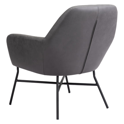 Hans Accent Chair Vintage Gray Chairs TriadCommerceInc   