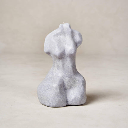 Delphina Sculpture Candle Candles TriadCommerceInc Stone