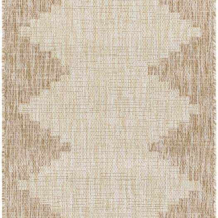 Djugun Beige Indoor & Outdoor Rug Rugs TriadCommerceInc 2'7" x 10' Runner