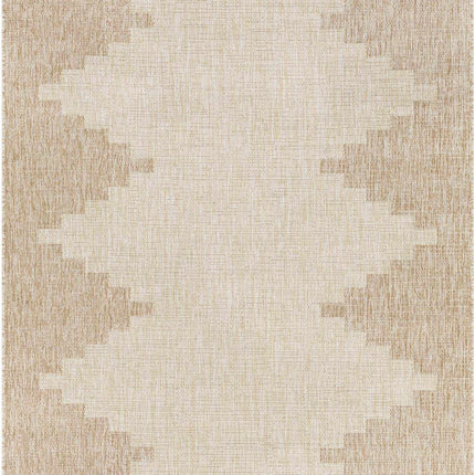 Djugun Beige Indoor & Outdoor Rug Rugs TriadCommerceInc 5'3" x 7'7" Rectangle